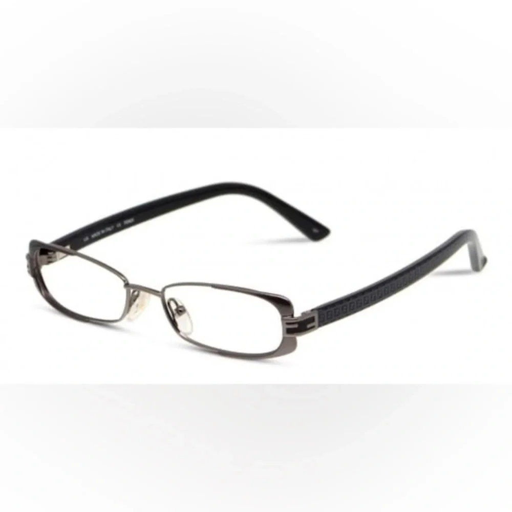 FENDI F943 Women’s Gunmetal Black Zero Power Reading Glasses Sz Small 49-16-135